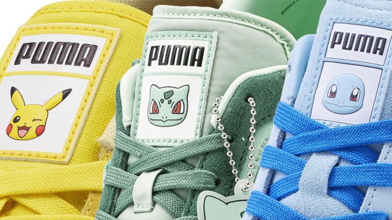 PUMA unveils new Pokémon sneakers