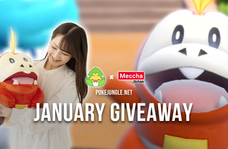 January 2023 Giveaway: Win a “life-size” Fuecoco plushie!