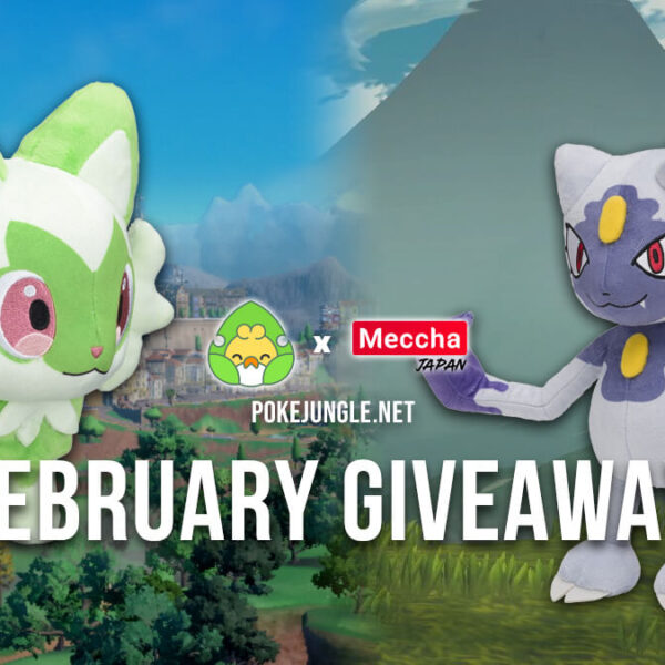 February 2023 Giveaway: Win Sprigatito & Hisuian Sneasel plushies!