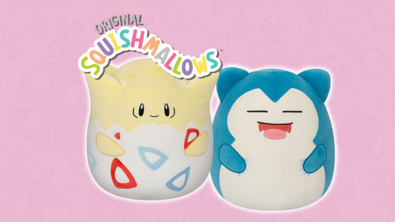 Togepi and Snorlax Pokémon Squishmallows revealed