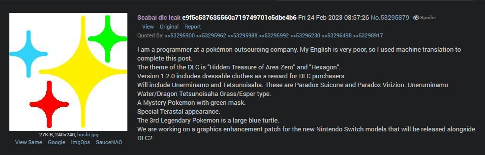 Rumor: Pokemon Sword And Shield Legendaries Typing And Models