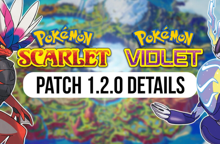 Pokemon Scarlet & Violet Patch 1.2.0 details