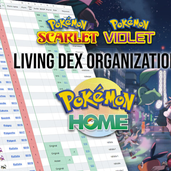 How to organize Pokémon HOME for a Living Dex