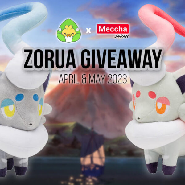 April Giveaway 2: Shiny and regular Hisuian Zorua plushies