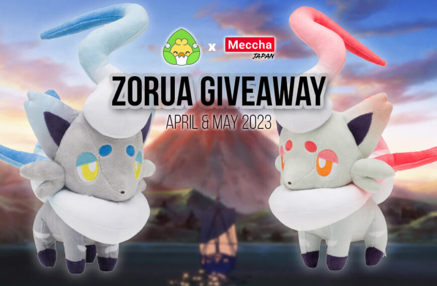 April Giveaway 2: Shiny and regular Hisuian Zorua plushies