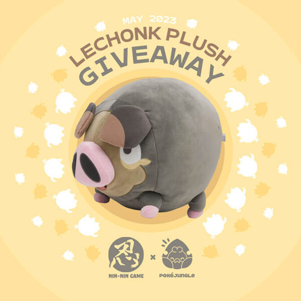 May Giveaway 1: Mocchiricchi Lechonk plushie