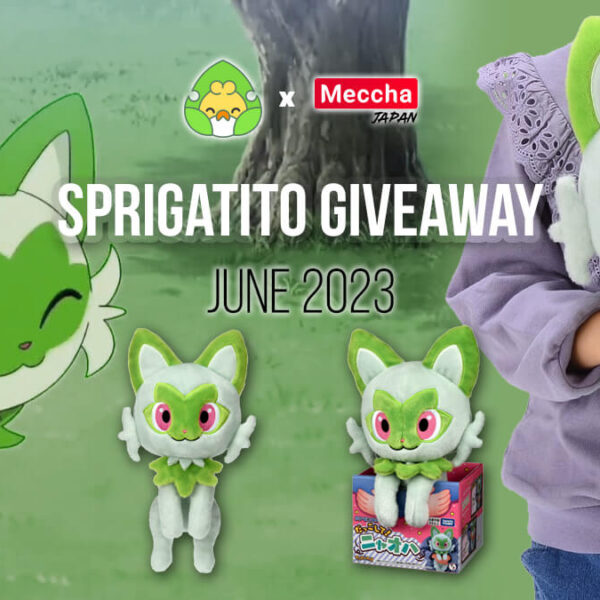 June Giveaway: Win a ready-to-hug Sprigatito plushie!