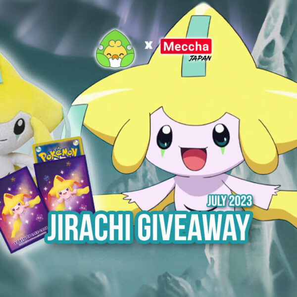 July Giveaway: Win a Jirachi plushie and card sleeves!