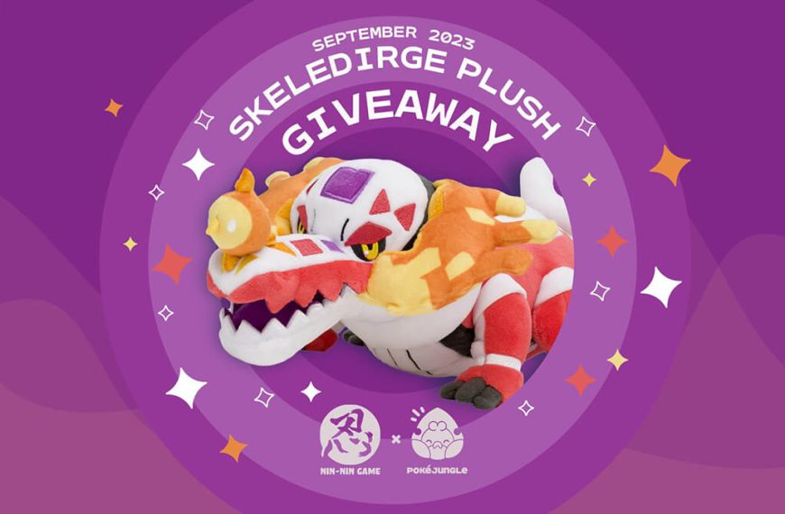 September Giveaway: Skeledirge plushie