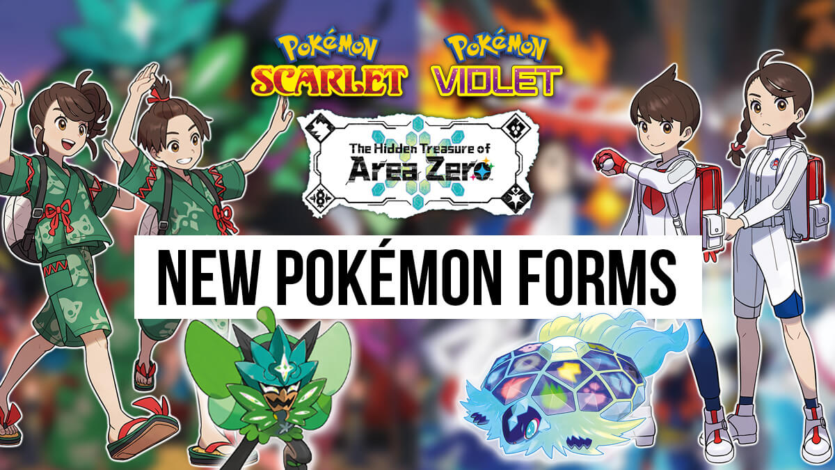 New Pokémon forms introduced in the Scarlet & Violet DLC