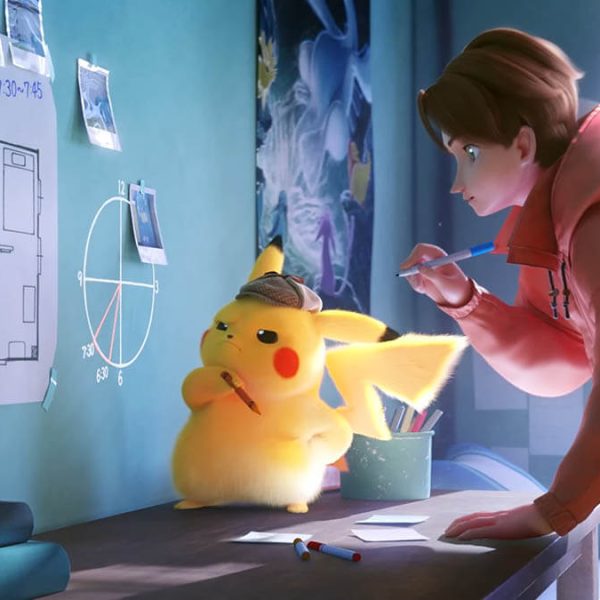 Watch the new animated Detective Pikachu short