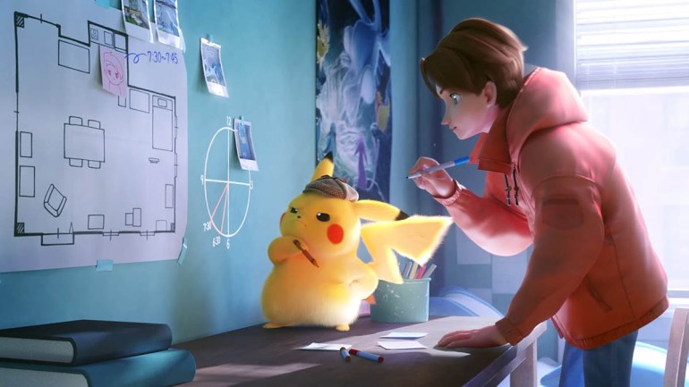 Watch the new animated Detective Pikachu short