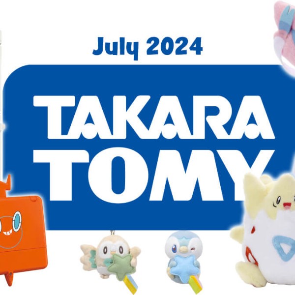 Upcoming Takara Tomy Pokémon merchandise for July 2024