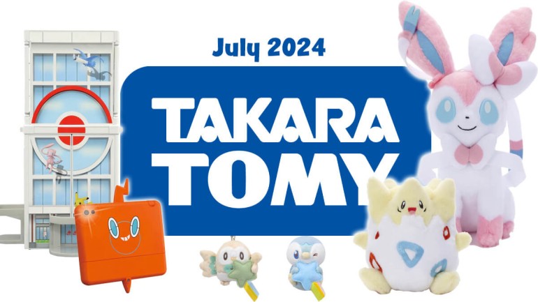 Upcoming Takara Tomy Pokémon merchandise for July 2024