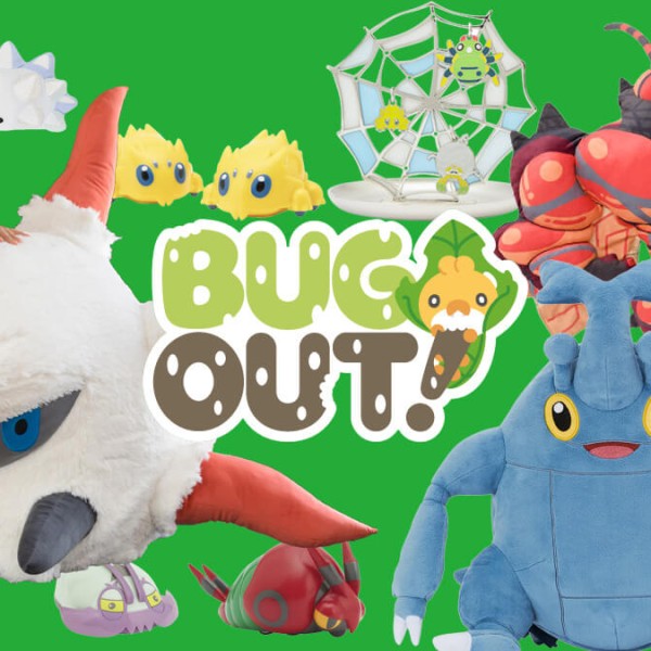 ‘Life-size’ Larvesta plushie, other Bug-type Pokémon goods announced for Japan