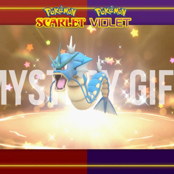 Receive a Gyarados Mystery Gift in Pokémon Scarlet & Violet