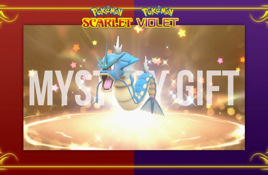 Receive a Gyarados Mystery Gift in Pokémon Scarlet & Violet