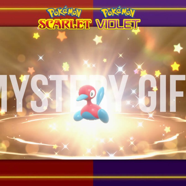 Porygon2 Mystery Gift code now available for Pokémon Scarlet & Violet