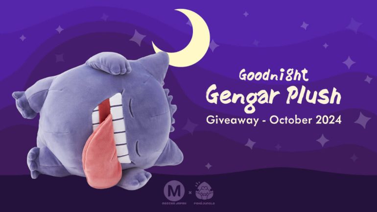 October Giveaway: A sleeping Gengar plushie