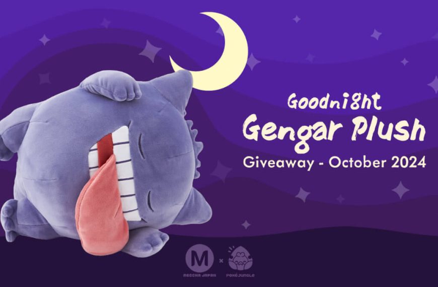 October Giveaway: A sleeping Gengar plushie