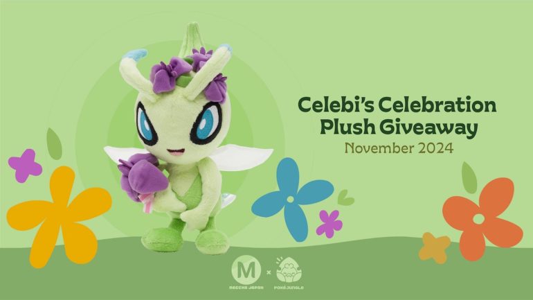 November Giveaway: Win a Celebi plushie from Japan!