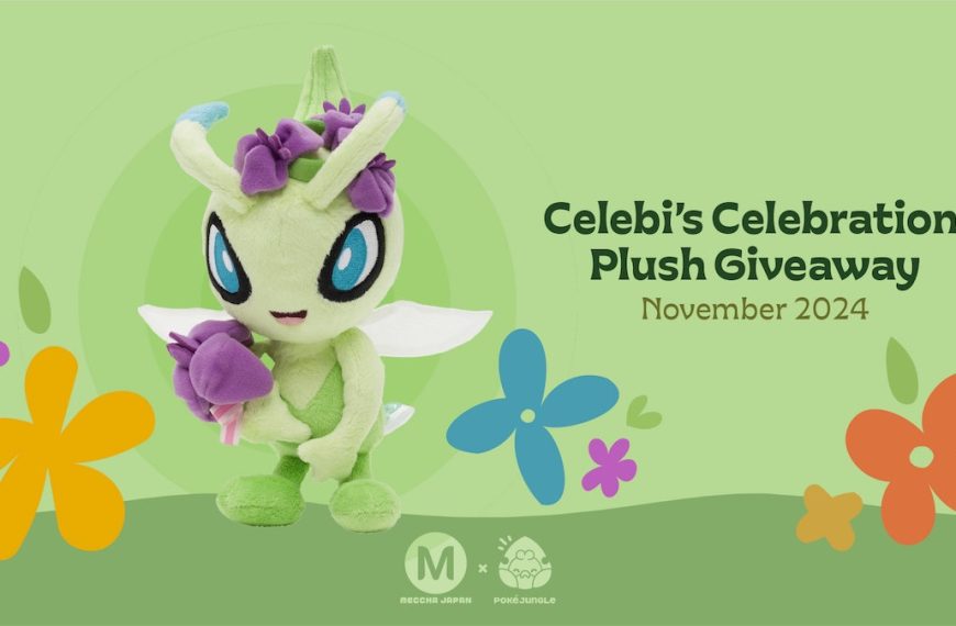 November Giveaway: Win a Celebi plushie from Japan!