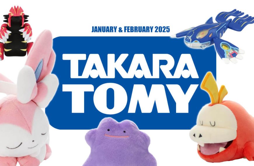 Japanese Pokémon merchandise releases from Takara Tomy for January and February 2025