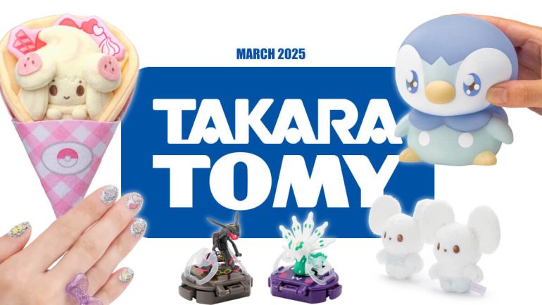 Takara Tomy Pokémon merchandise announced for March 2025