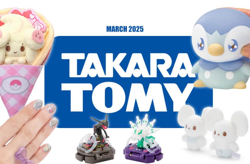 Takara Tomy Pokémon merchandise announced for March 2025