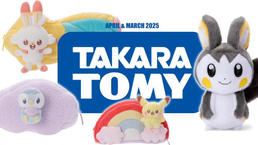 More March and April Pokémon merch from Takara Tomy | PokéJungle