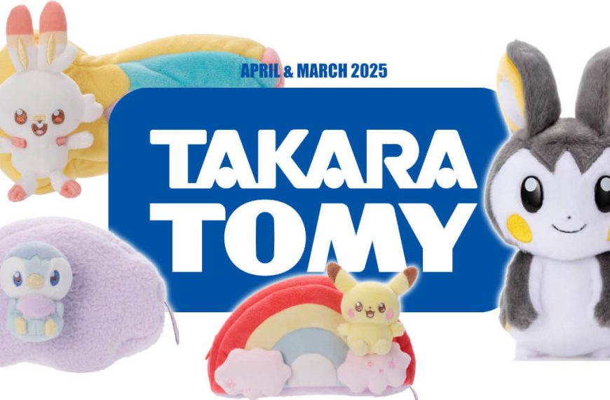 More March and April Pokémon merch from Takara Tomy