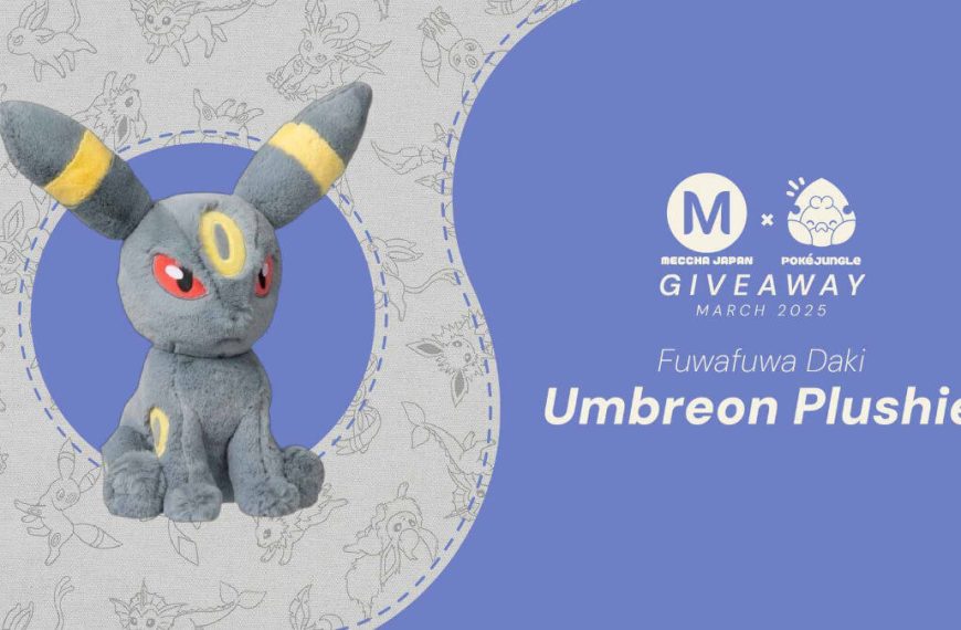 March Giveaway: Win an Umbreon plushie!