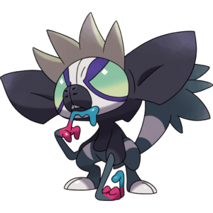 Official artwork of the Pokémon Grafaiai