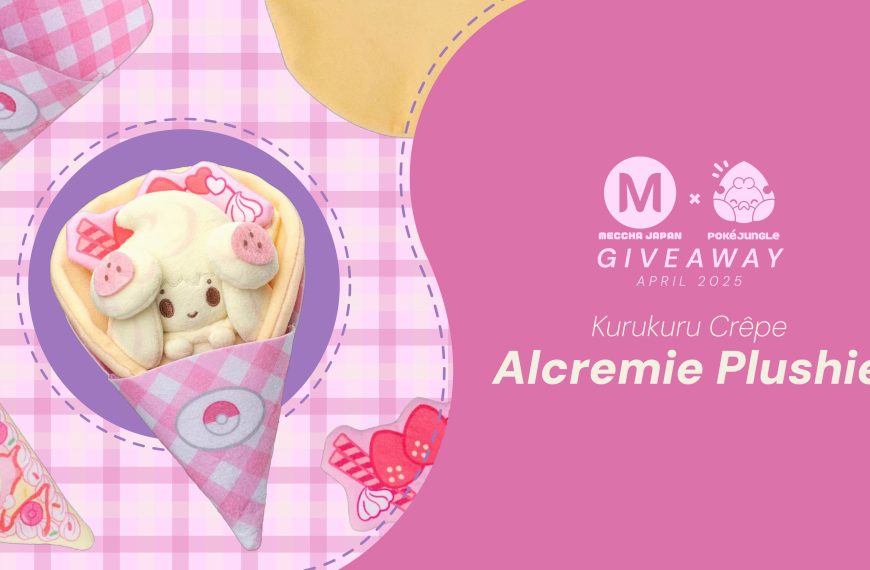 April Giveaway: An Alcremie Crepe plushie from Japan