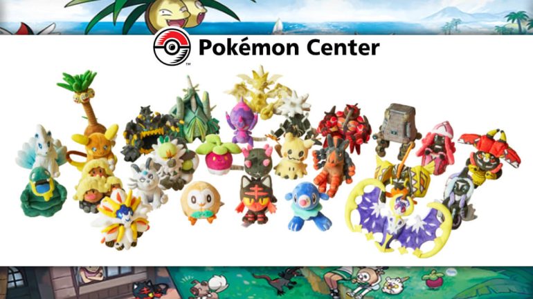 Alolan Sitting Cuties and new Evolving Personalities figures added to the Pokémon Center