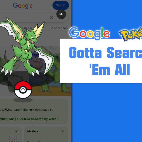 Google is challenging searchers to Catch ‘Em All!