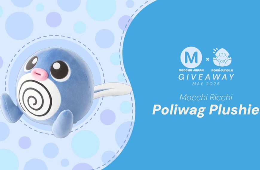 May Giveaway: A Poliwag Motchiritchi plushie from Japan!