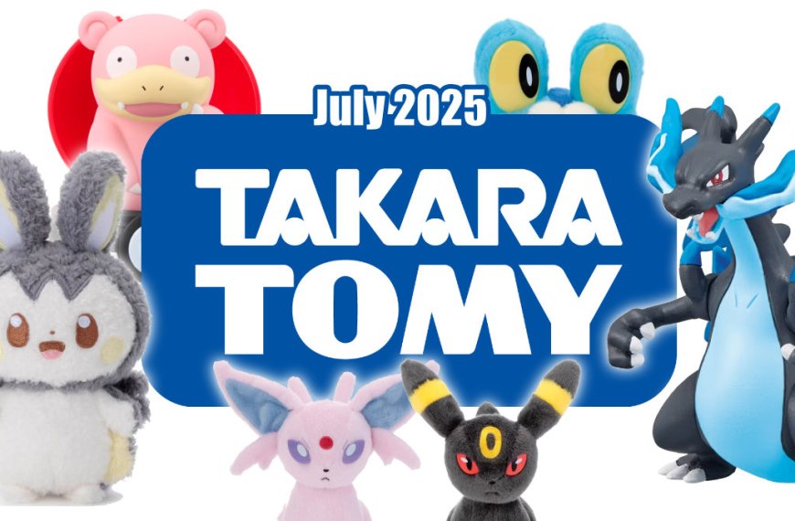 Takara Tomy Pokémon merchandise releasing in July 2025