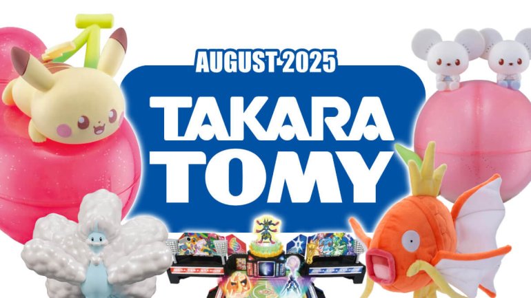 New Pokémon merchandise from Takara Tomy coming in August 2025