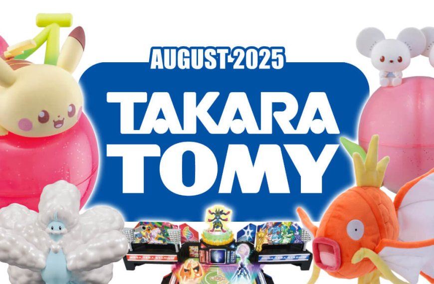 New Pokémon merchandise from Takara Tomy coming in August 2025