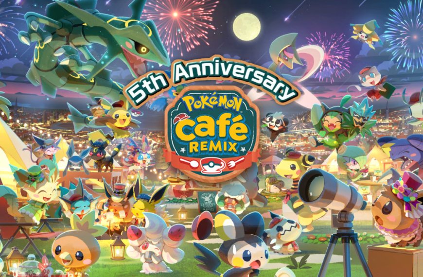 Pokémon Café ReMix celebrates 5th anniversary with café customization, Rayquaza & more!