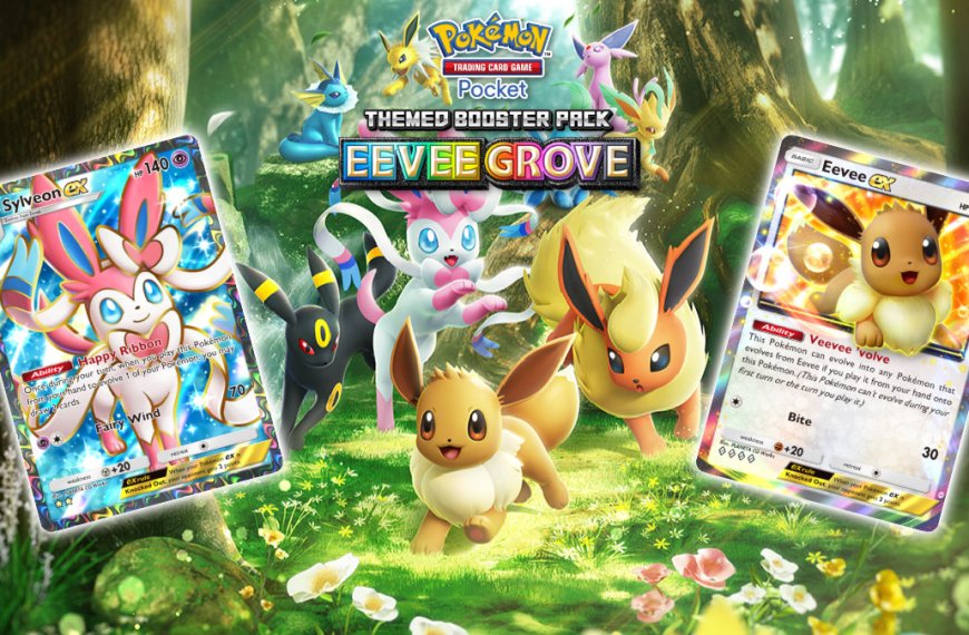 Themed Booster Pack Eevee Grove announced for Pokémon TCG Pocket
