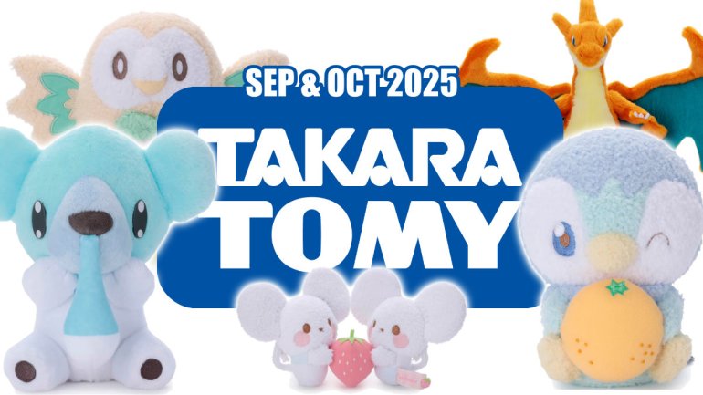 Pokémon merch from Takara Tomy coming in September & October 2025 (Upd)