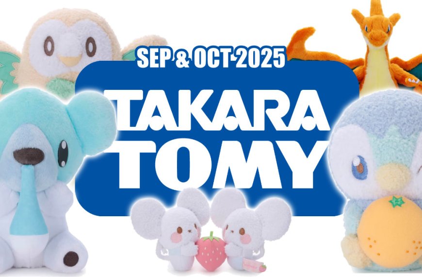 Pokémon merch from Takara Tomy coming in September & October 2025 (Upd)