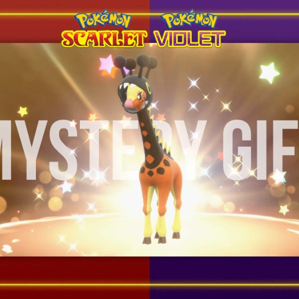 Receive a Farigiraf Mystery Gift in Pokémon Scarlet & Violet