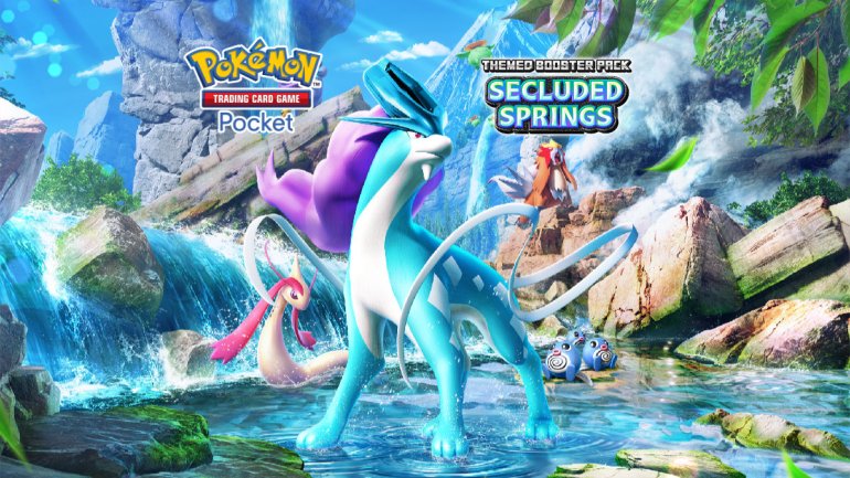 Pokémon TCG Pocket announces Secluded Springs Themed Booster Pack