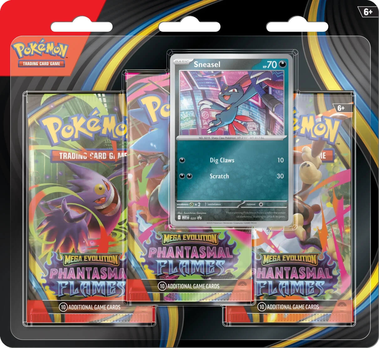 10x Pokémon TCG: Evolutions Booster Packs – Mega Evolution Phantasmal Flames (Factory Sealed)