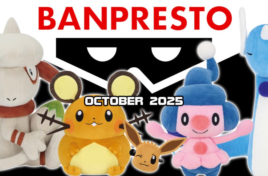 October Banpresto Pokémon releases