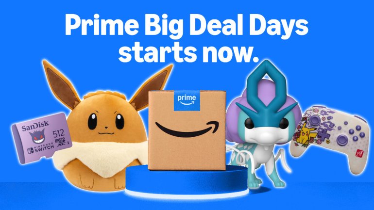 Pokémon deals during Amazon Prime Big Deal Days
