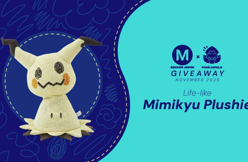 November Giveaway: A life-like Mimikyu plushie from Japan